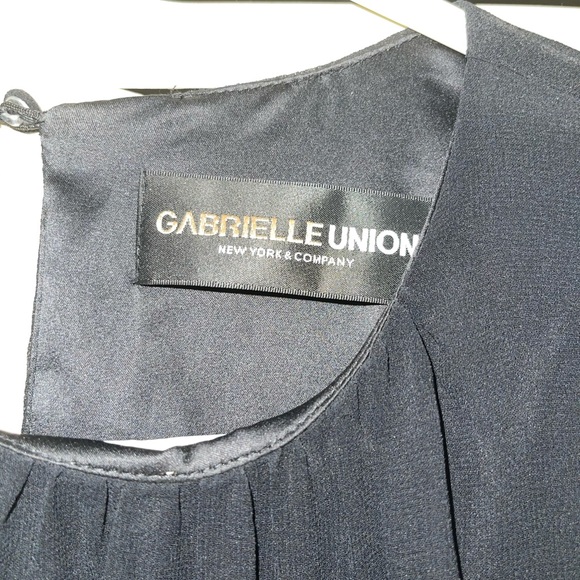 Black elegant crop top - Picture 2 of 3